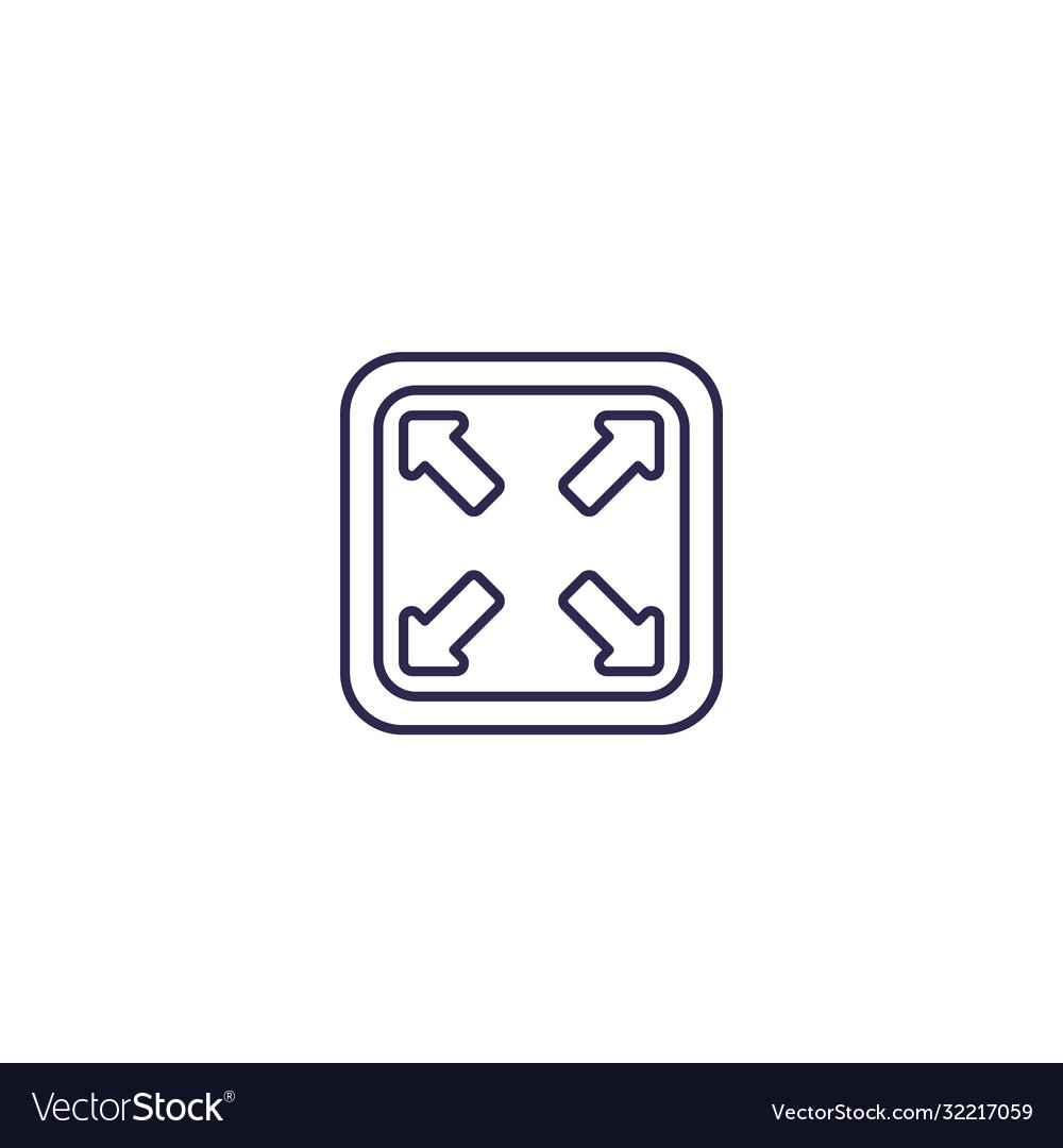 Expand Icon - Enlargement