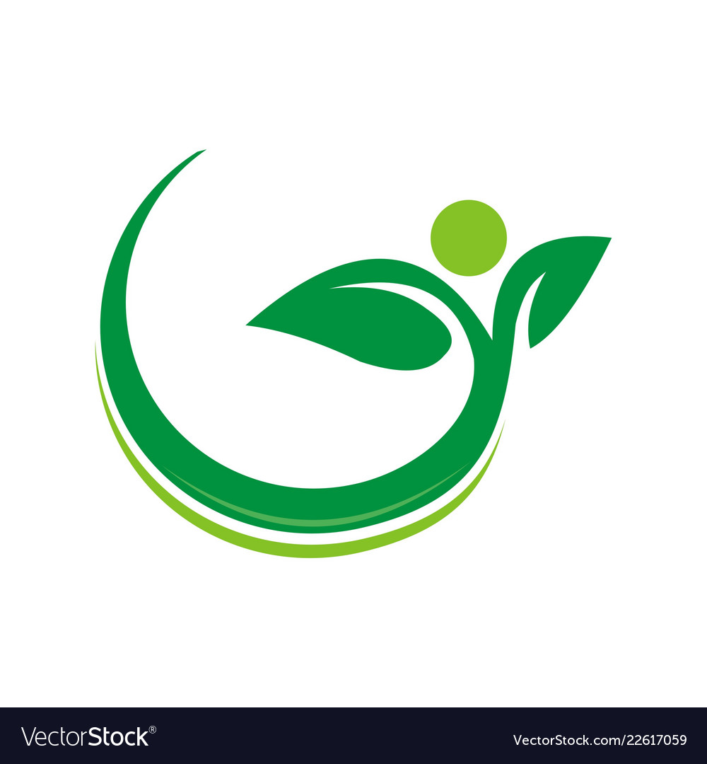 Green leaf logo