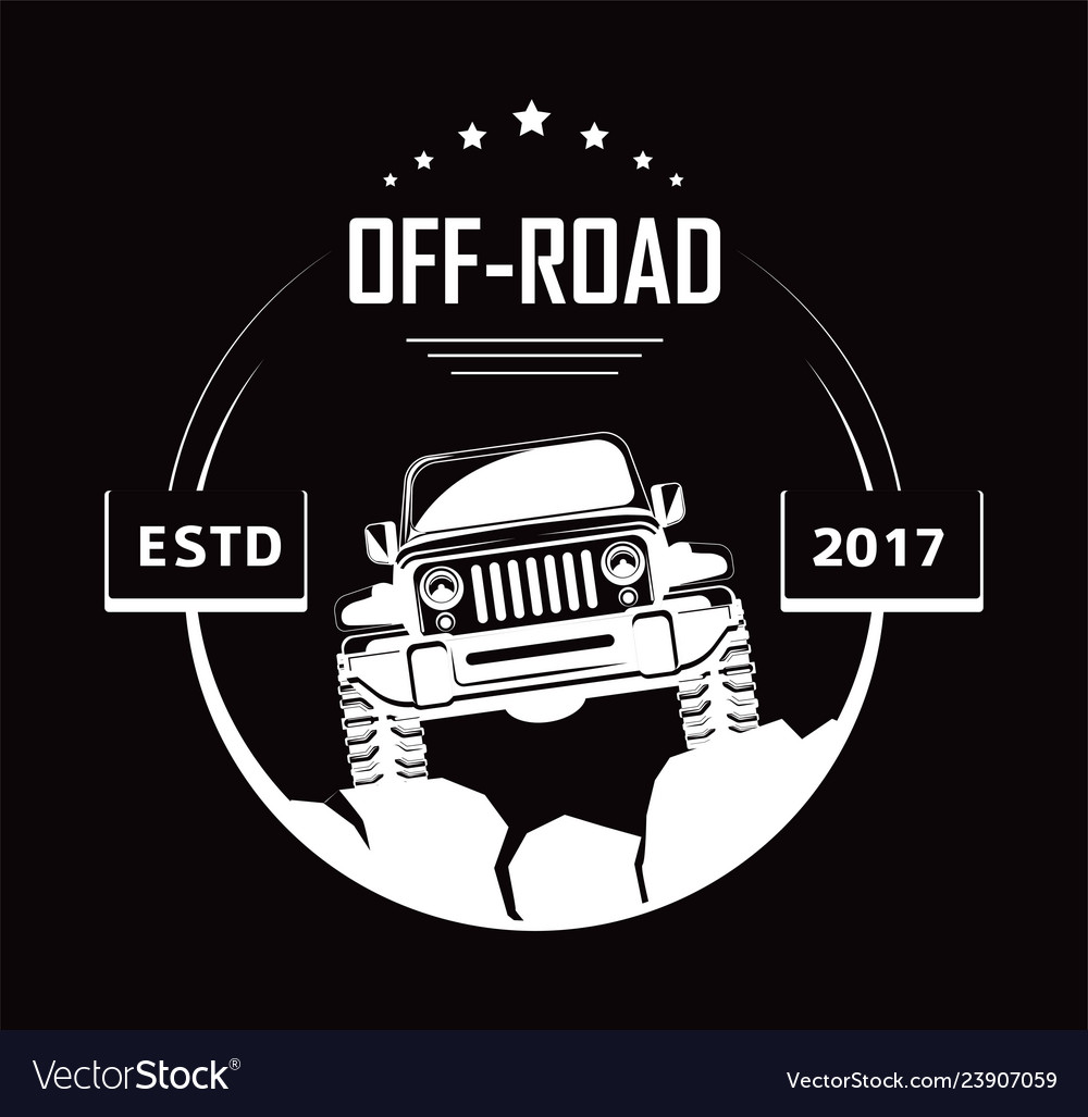 Road 4X4 Extreme Car Club Logo Templates Vector Symbols Icons Stock ...