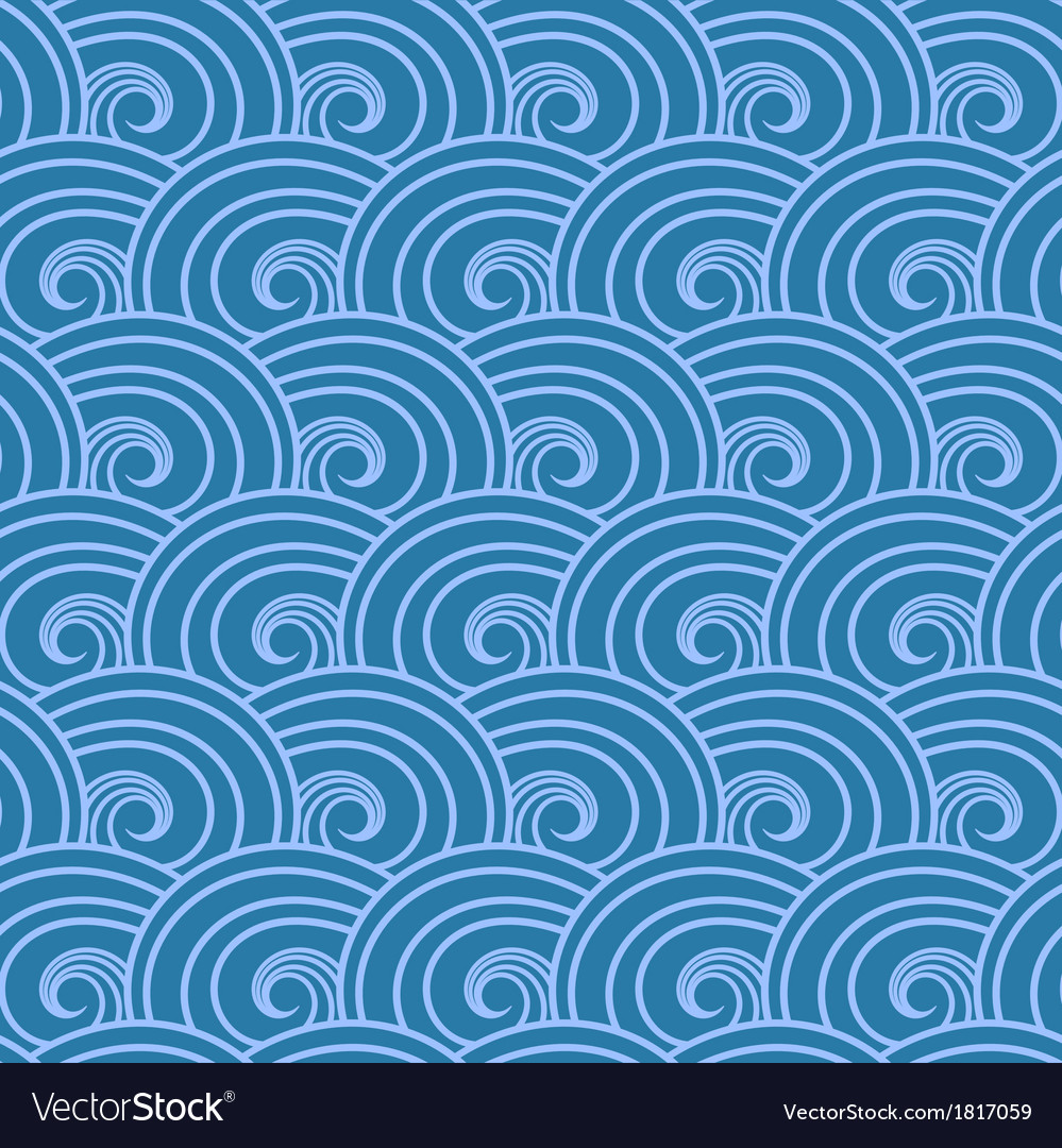 Seamless wave pattern