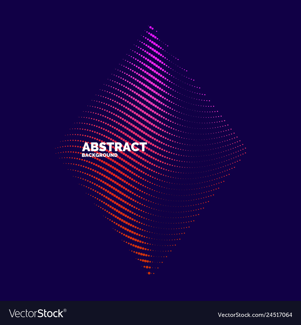 Abstract background with dynamic waves Royalty Free Vector