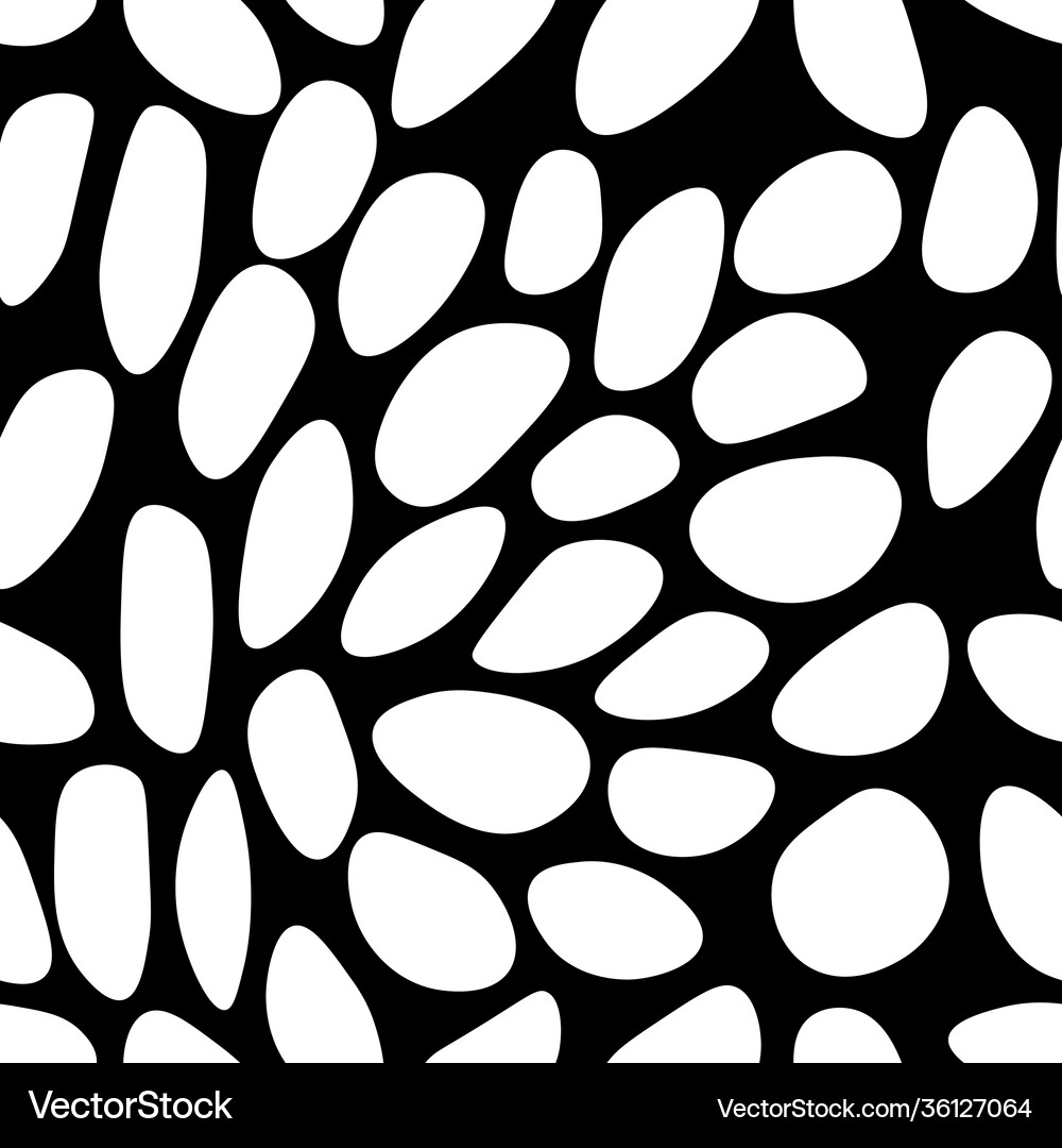 Abstract seamless pattern with white circles Vector Image