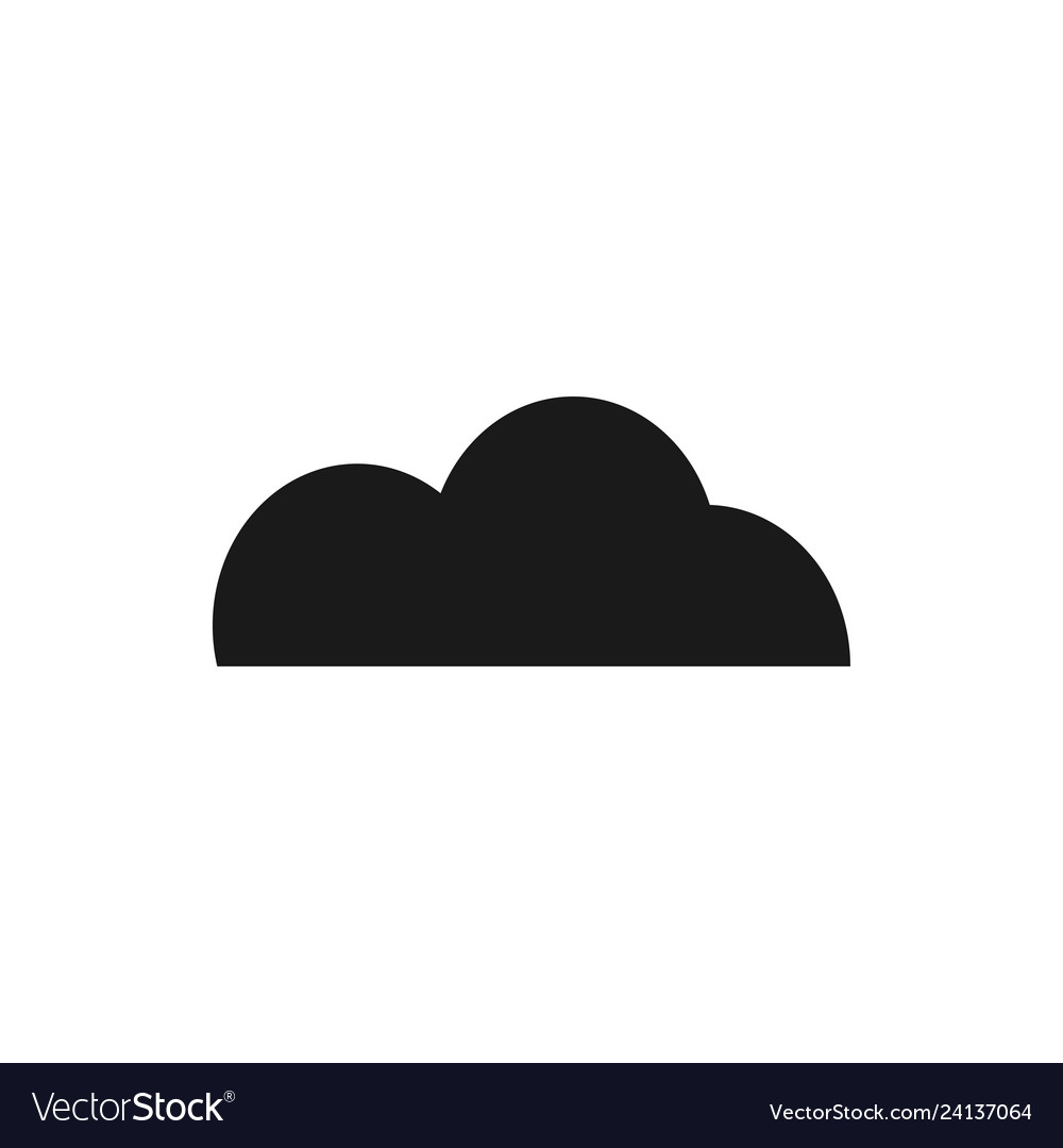 Cloud computing icon design template