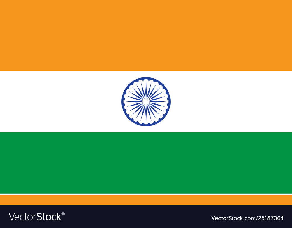 Flag india officially republic