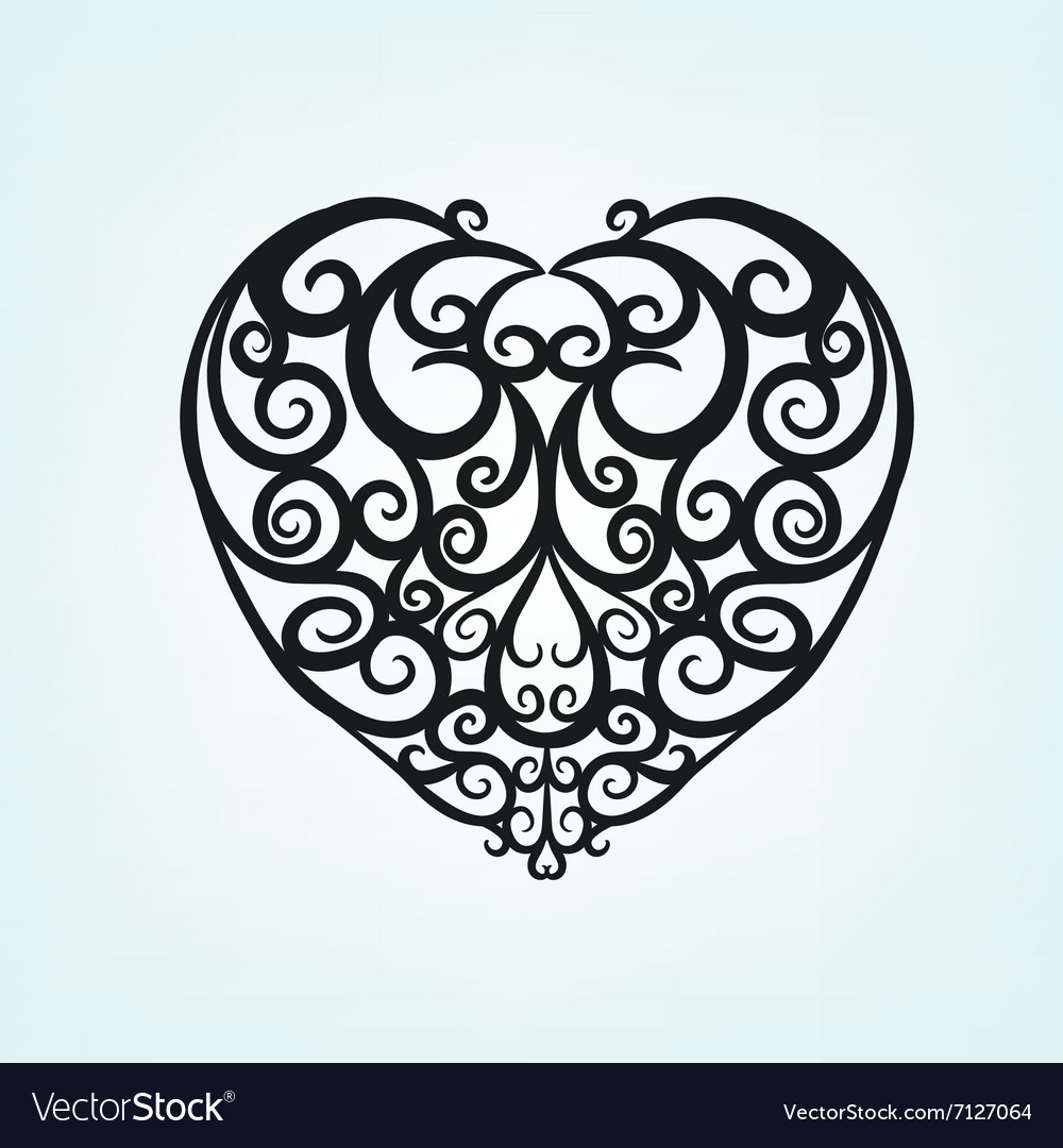 Heart Pattern 06 A Royalty Free Vector Image - VectorStock