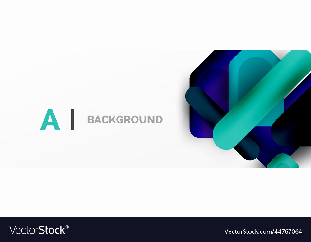Minimal geometric abstract background colorful