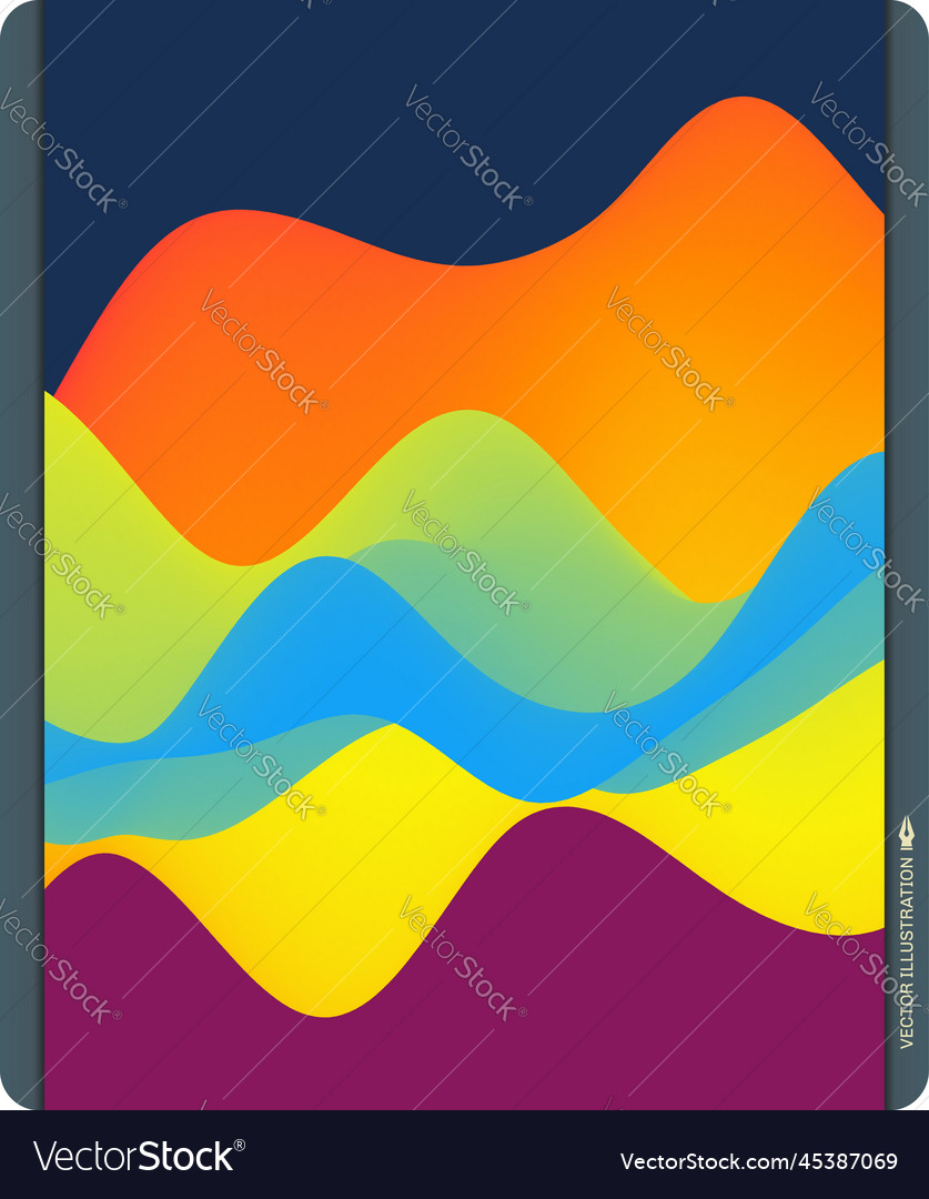 Abstract Dynamic Color Splash