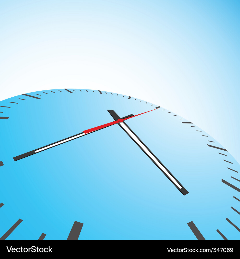 Clock background Royalty Free Vector Image - VectorStock