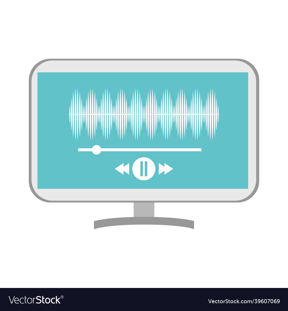 Computer sound wave