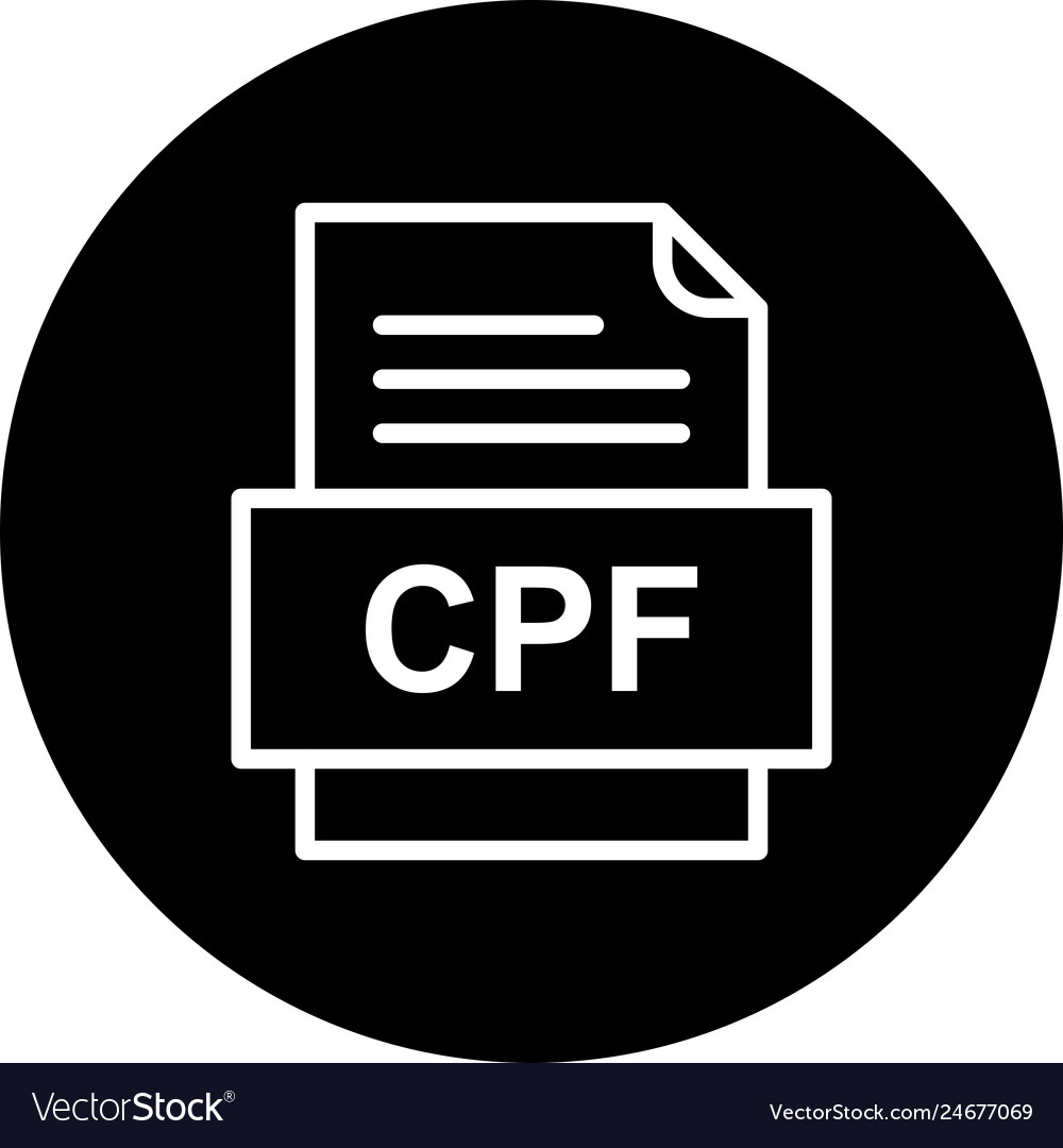 Cpf file document icon