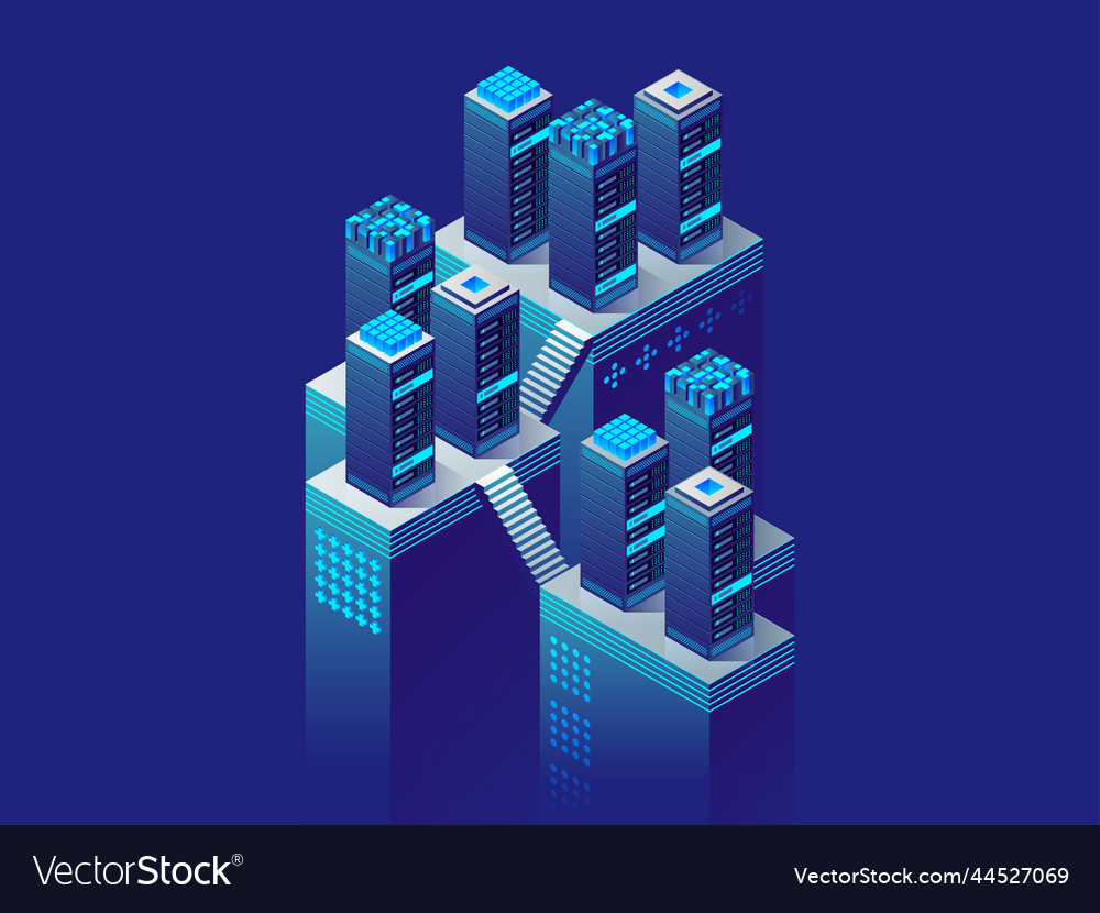 Digital technology isometric