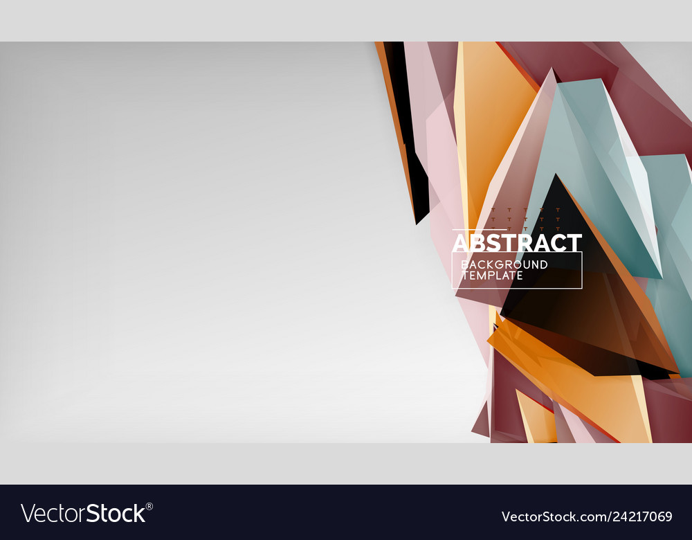 Geometric Triangles Abstract Background