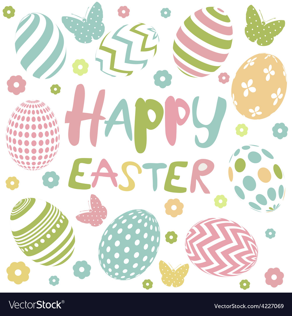 Happy easter card