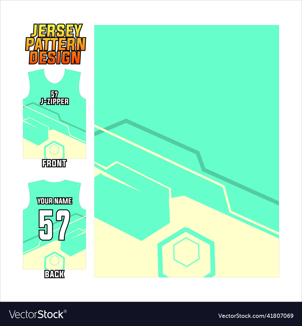 Jersey printing design pattern Vector Image Jersey printing design pattern