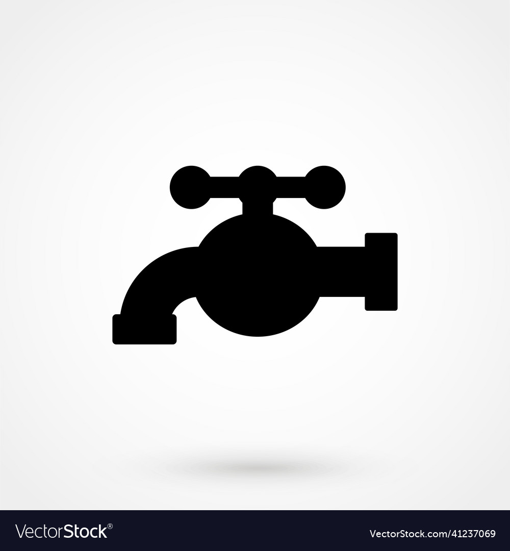 Kitchen faucet icon Royalty Free Vector Image - VectorStock