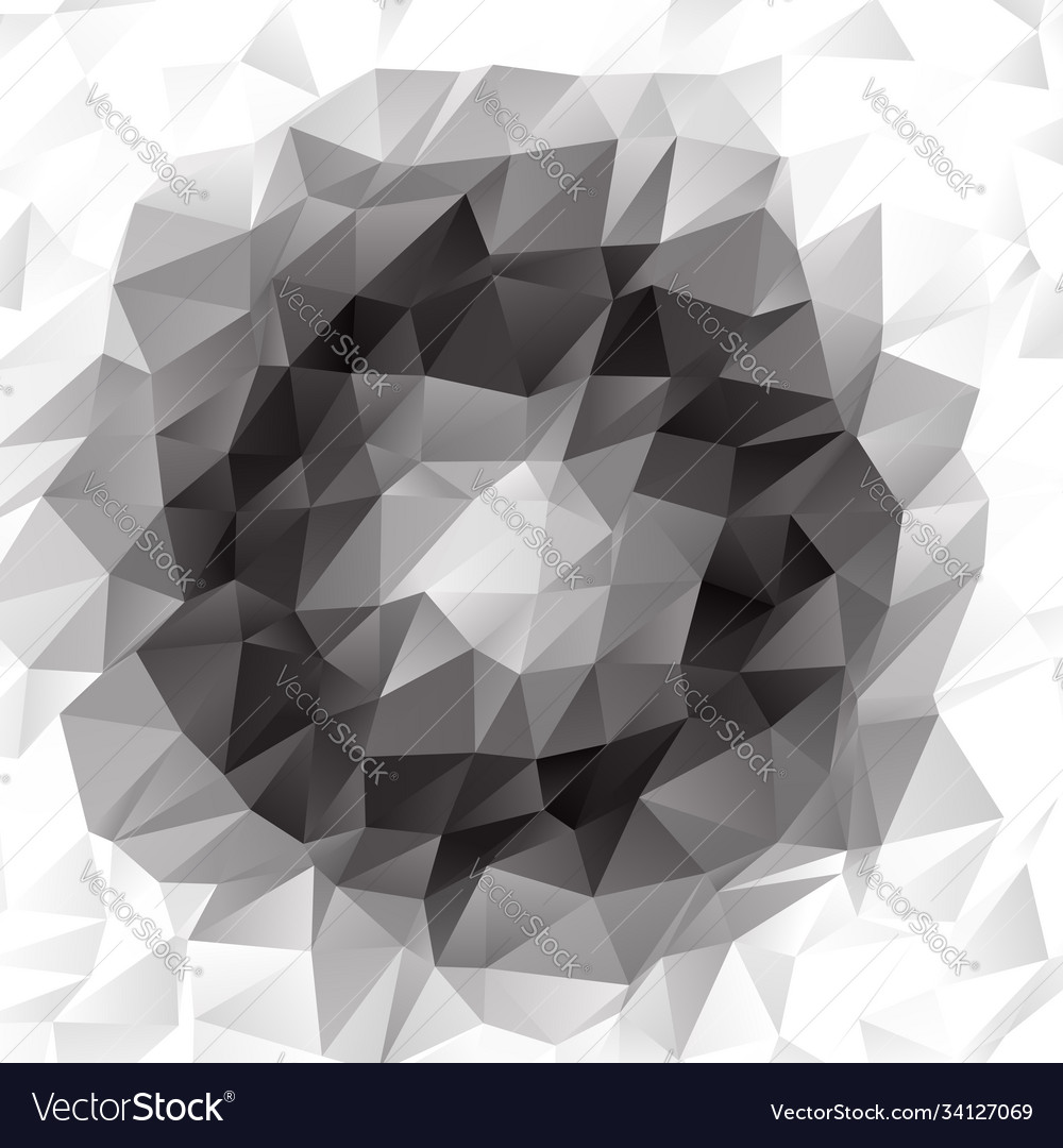 Low poly triangular triangles background shatter vector image Low poly triangular triangles background shatter