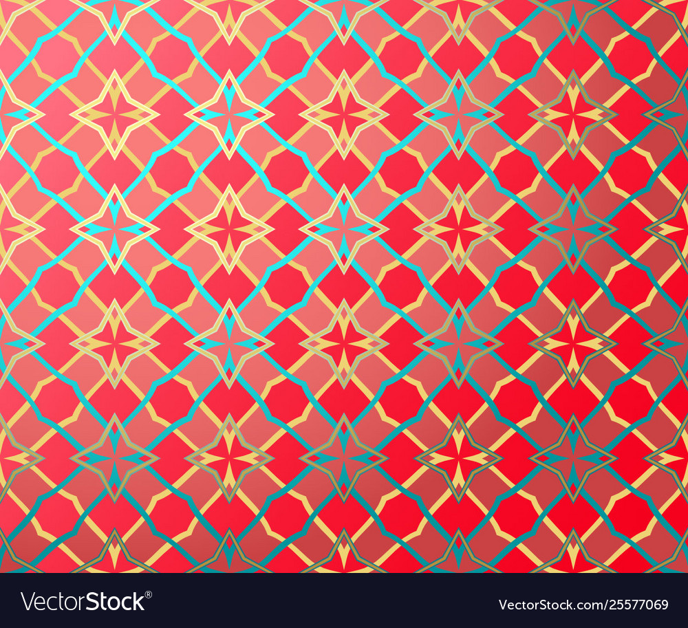 Seamless abstract geometric pattern in red