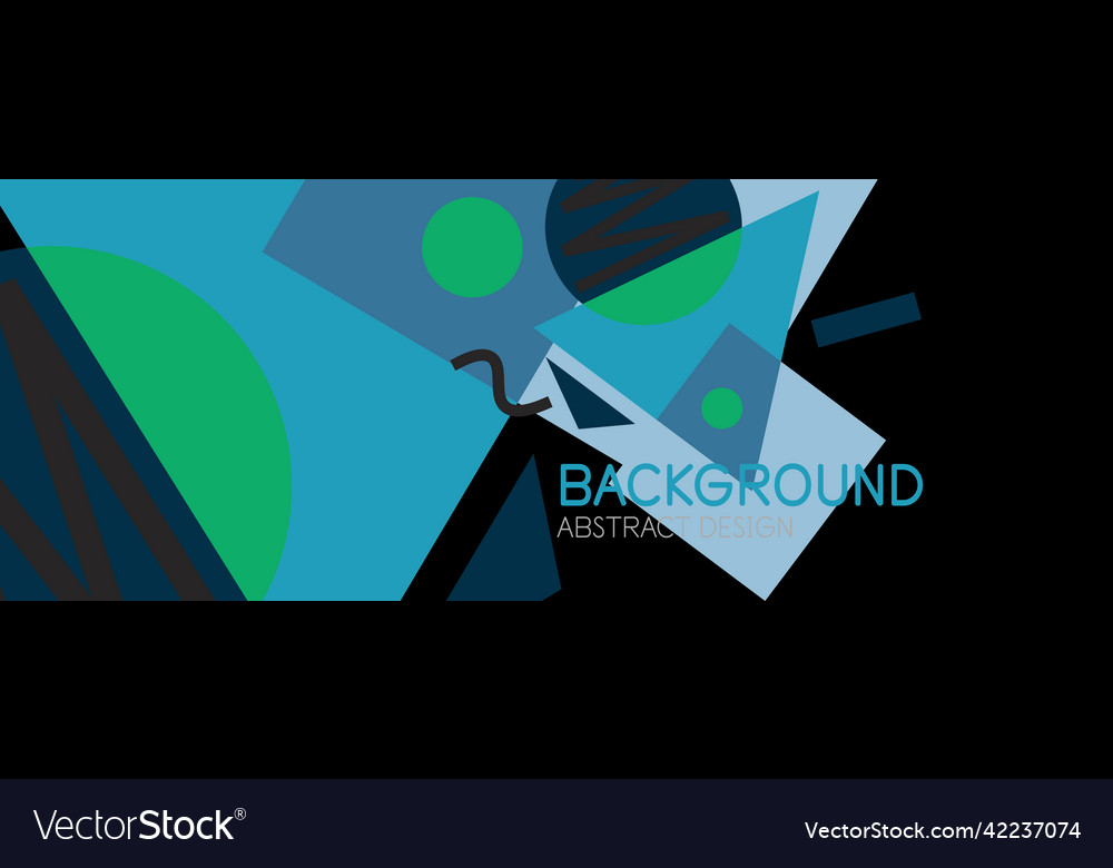Abstract background blocks lines triangles Vector Image Abstract background blocks lines triangles