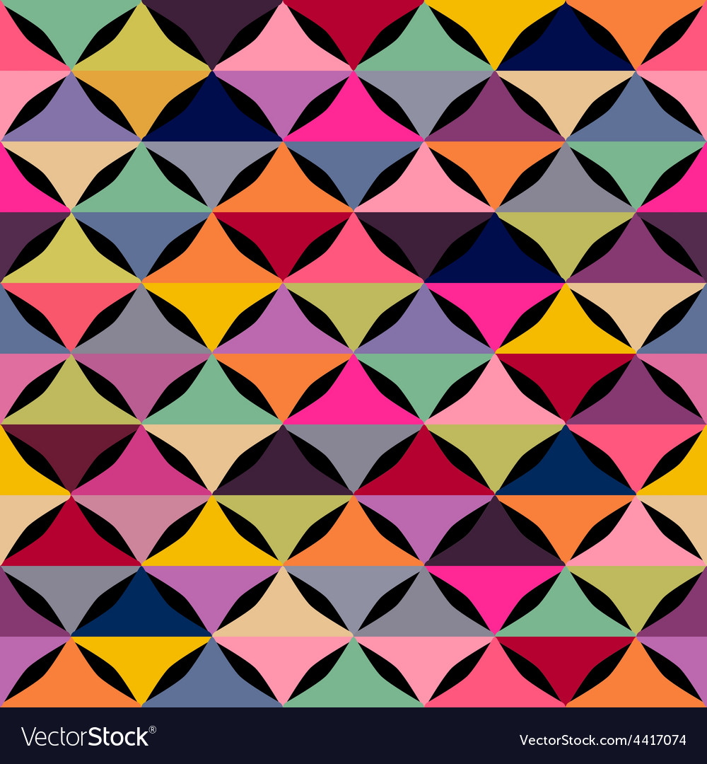 Abstract geometric seamless pattern
