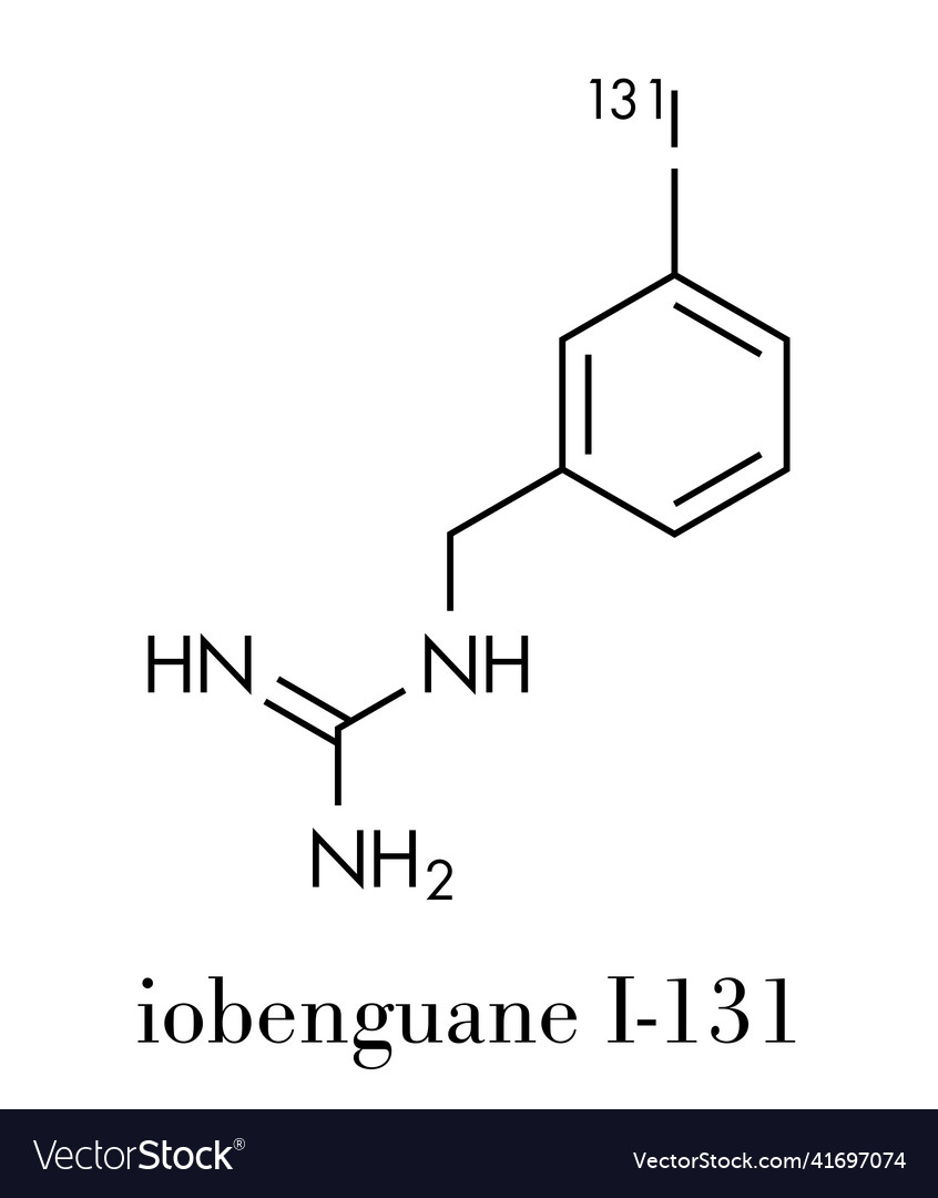 Iobenguane i-131 cancer drug molecule