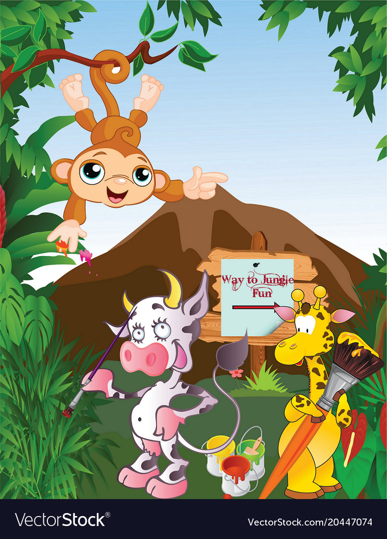 Jungle book Royalty Free Vector Image - VectorStock Jungle book Royalty Free Vector Image - VectorStock