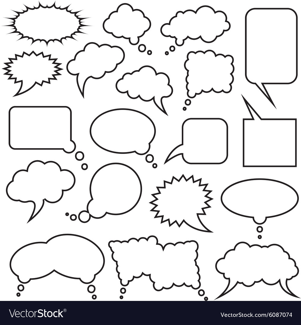 Speech bubble collection