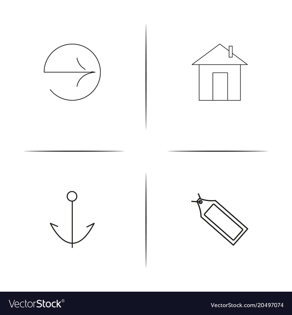 Web und Text einfache lineare Symbole gesetzt umrissen