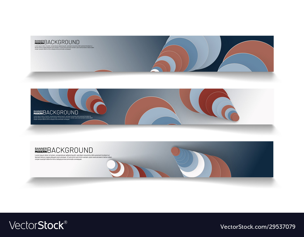 Abstract background banner template rectangular