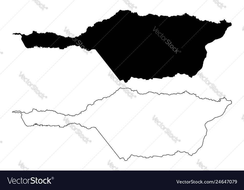Apure state map