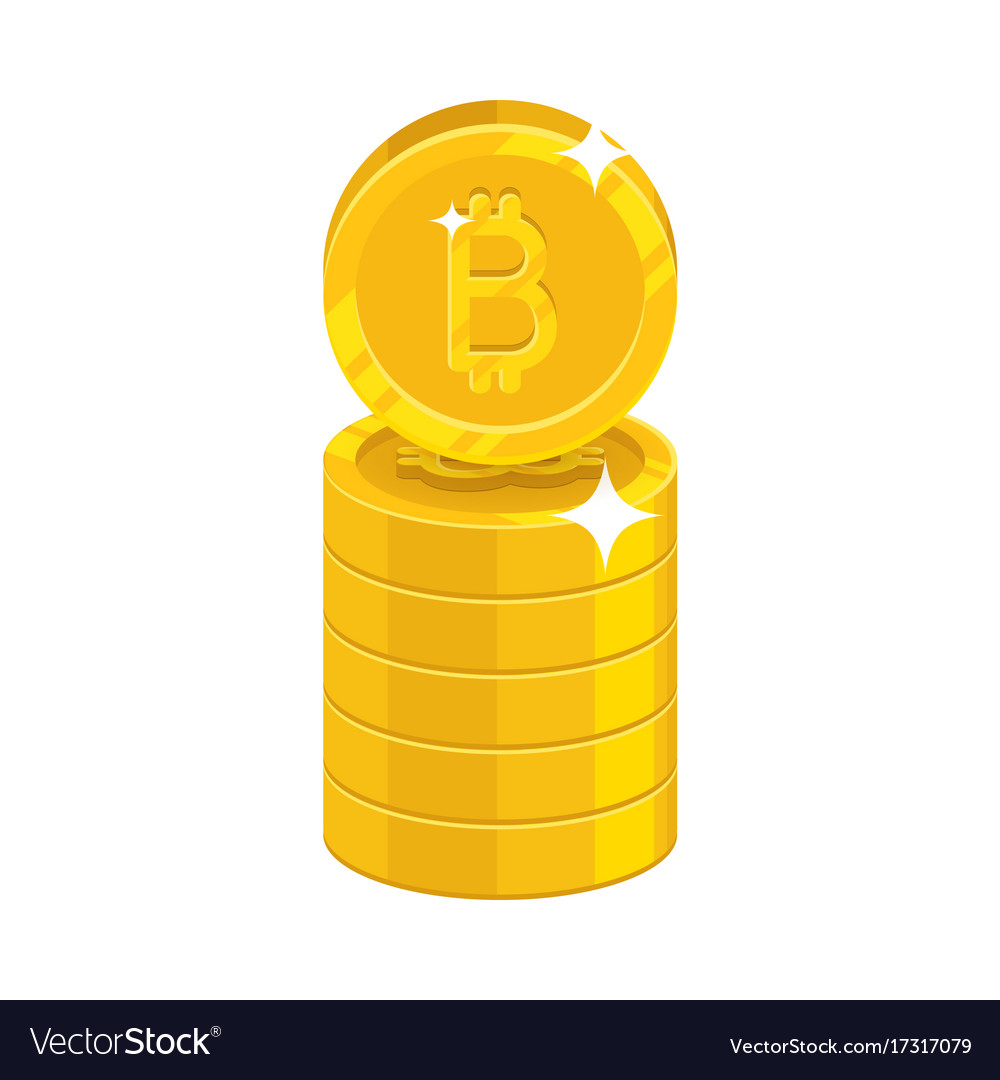 Bitcoin symbol stack