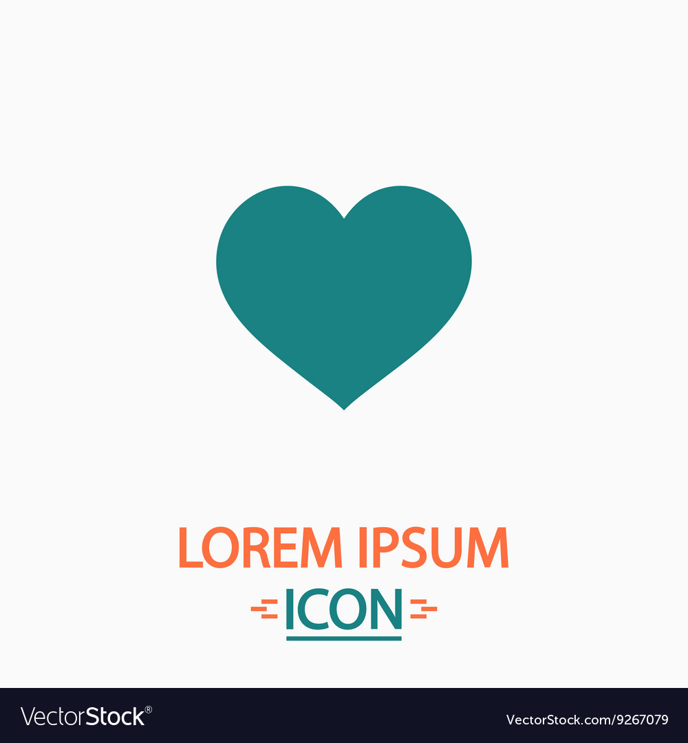 Heart computer symbol
