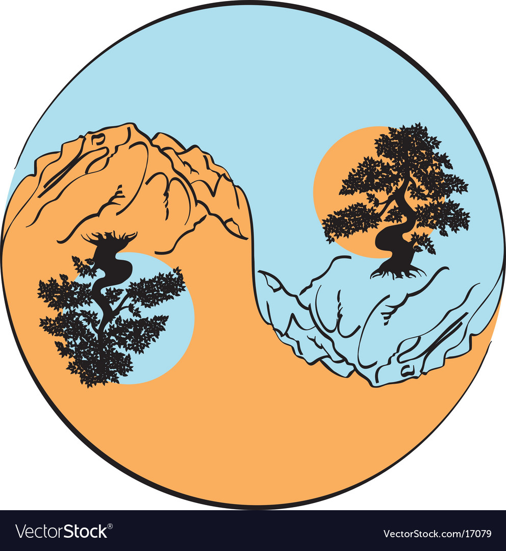 Mountain Harmony: Yin and Yang