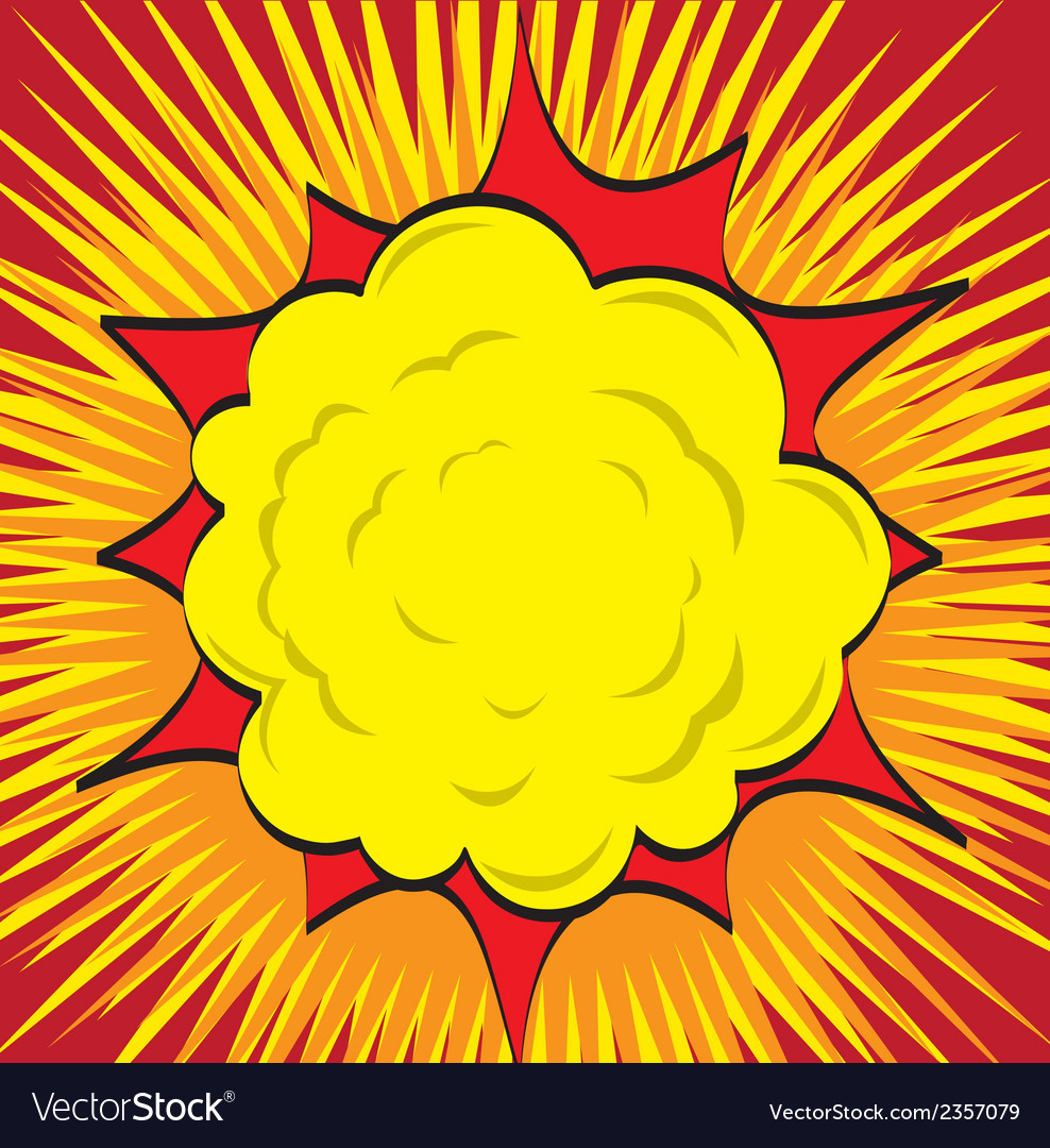 Pop art design over red background