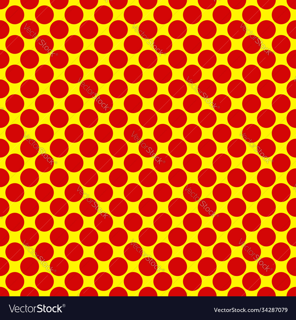 Seamless Red Dot Pattern