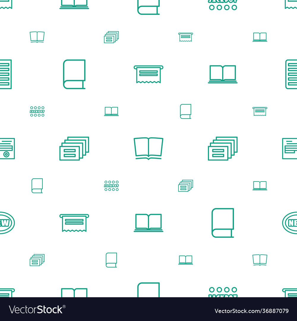 Text icons pattern seamless white background Vector Image Text icons pattern seamless white background