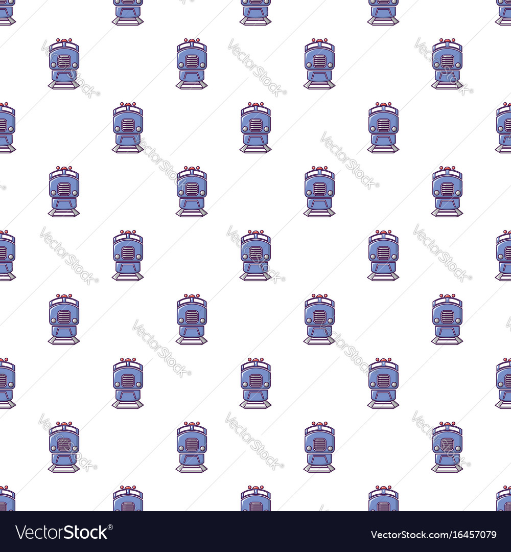 Train pattern seamless Royalty Free Vector Image