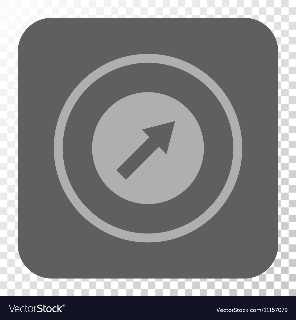 Up-right rounded arrow square button
