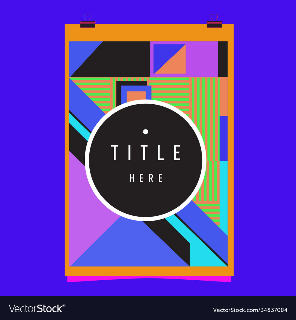 Abstract colorful geometric pattern background