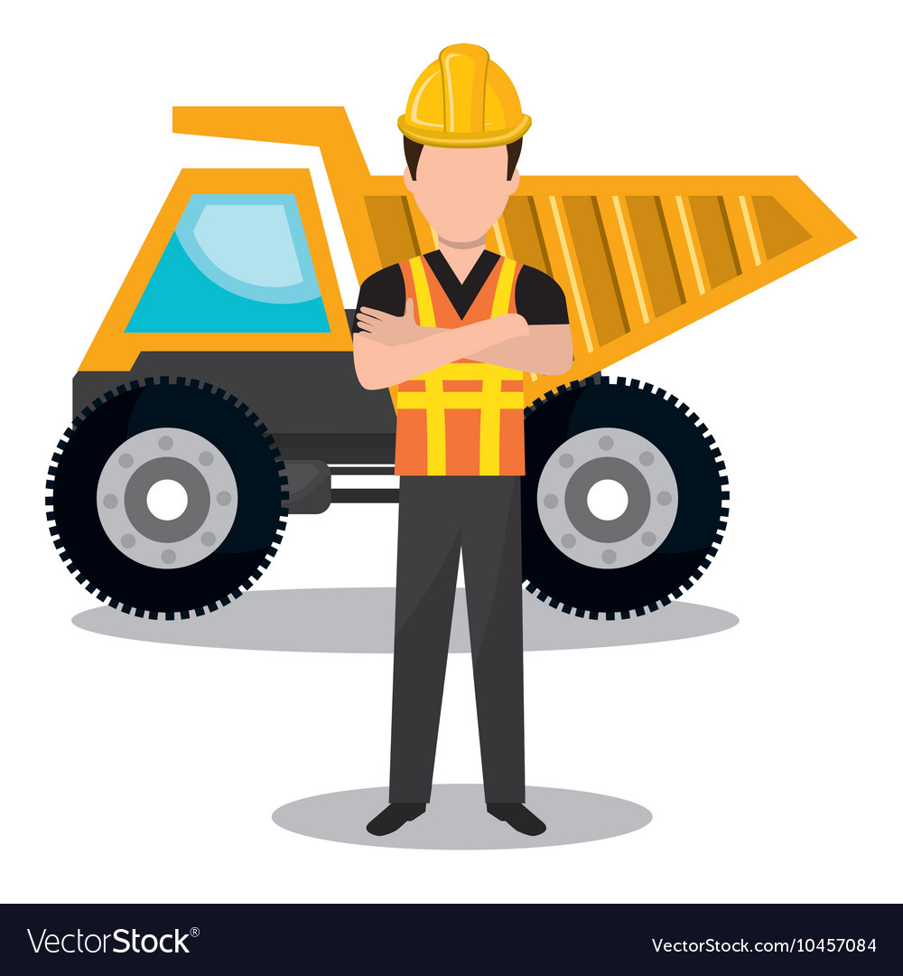 Builder constructor worker icon