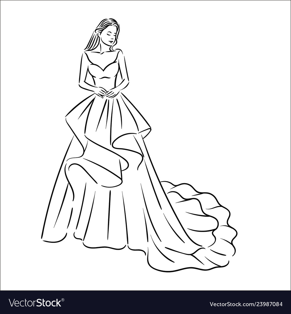 Concept of bride icon Royalty Free Vector Image