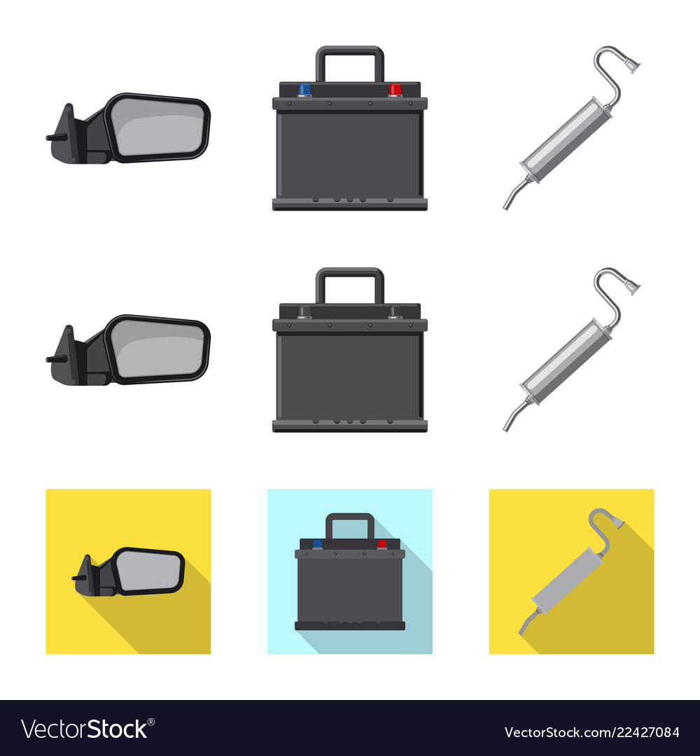Design of auto and part logo collection vector image Design of auto and part logo collection