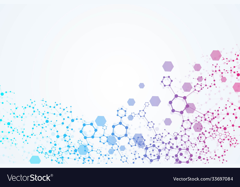 Hexagonal abstract background big data vector image Hexagonal abstract background big data