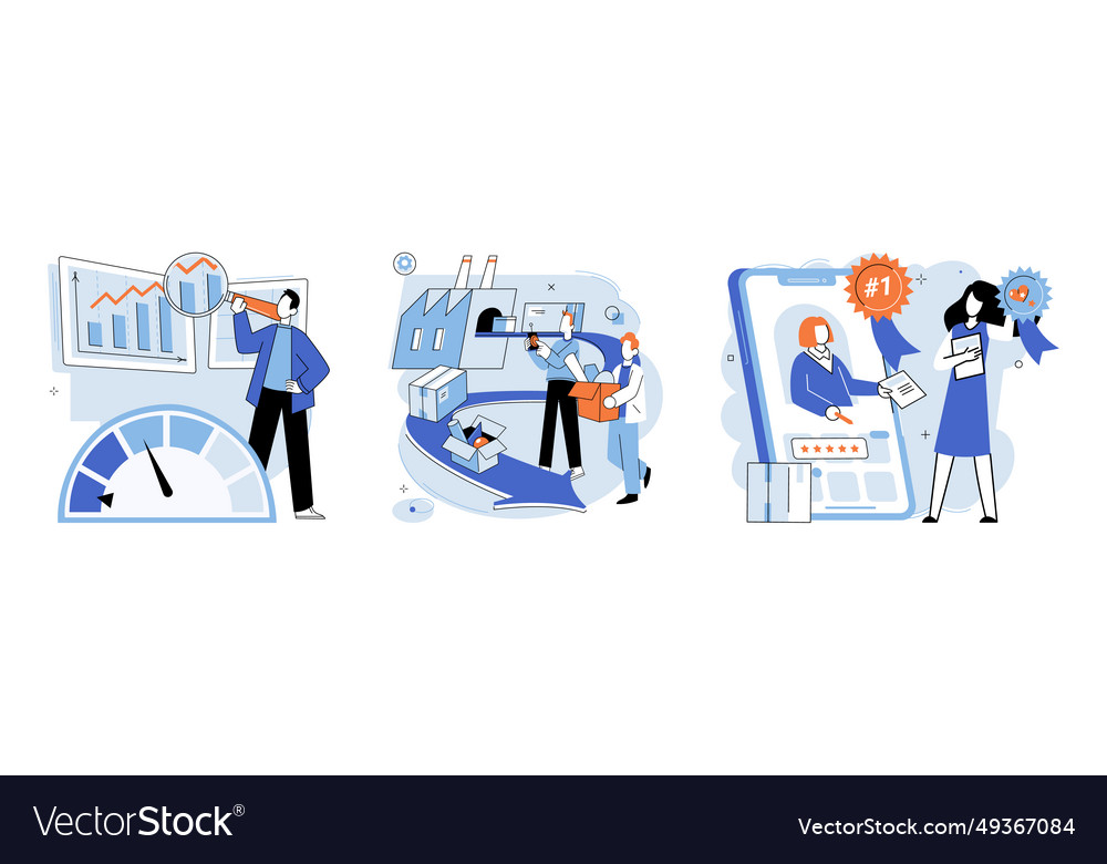 Process management regular checks and monitoring Vector Image Process management regular checks and monitoring