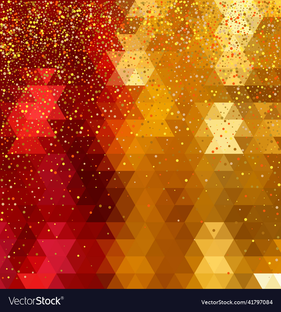 Red luxury background with triangle frame element vector image Red luxury background with triangle frame element