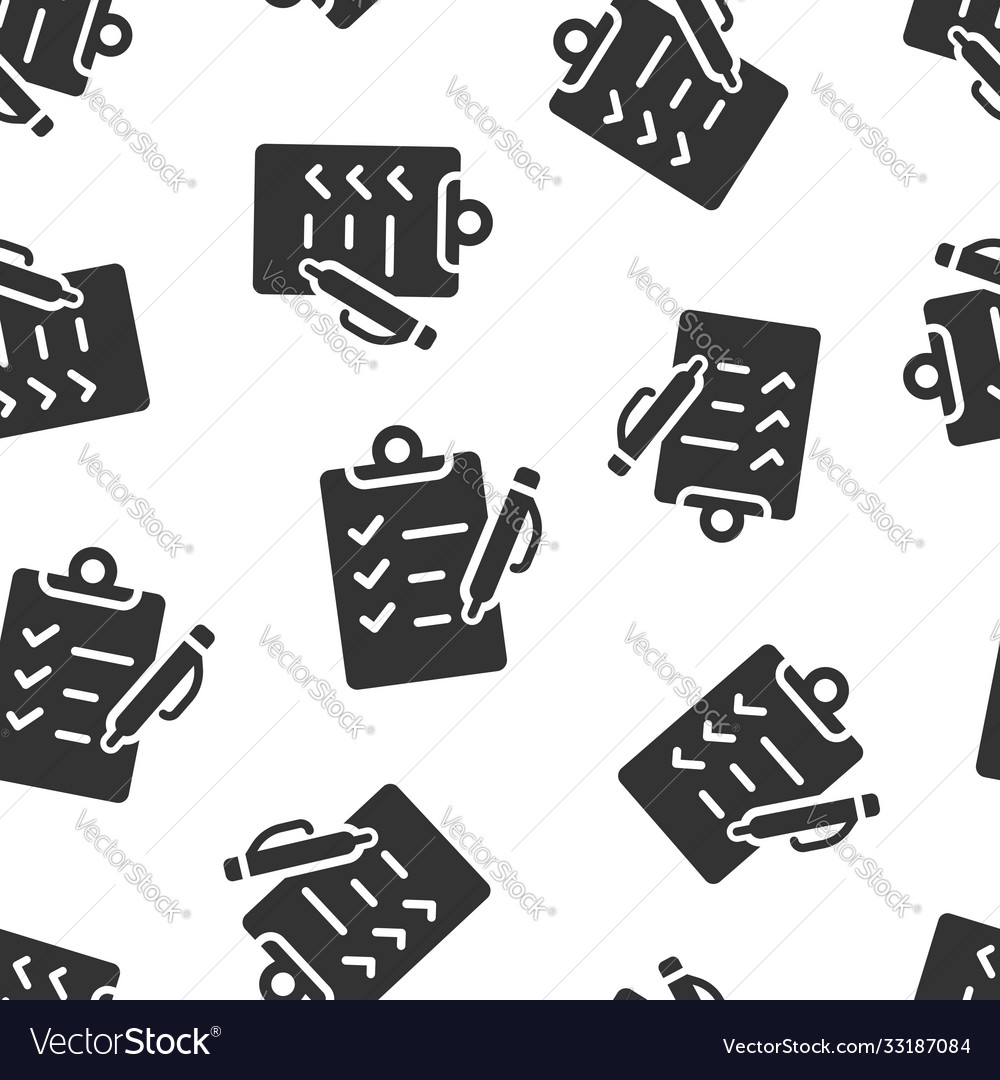 To do list icon in flat style document checklist vector image To do list icon in flat style document checklist