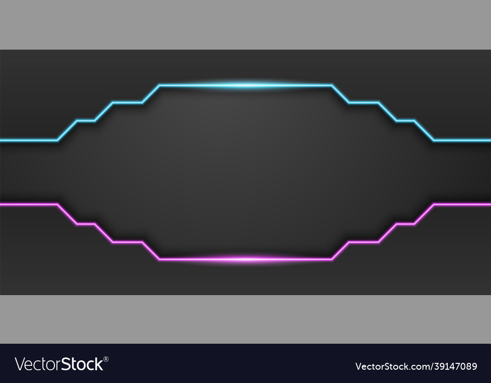 Abstract black technology background frame