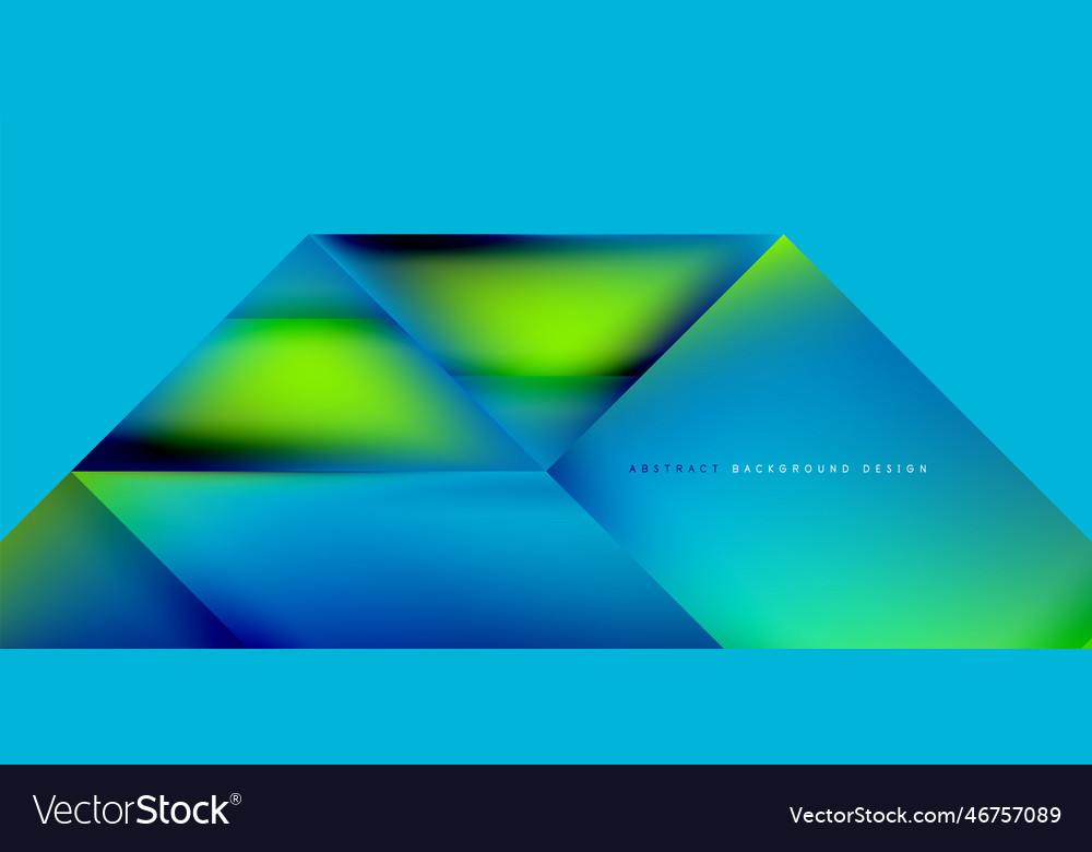 Dynamic triangle design with fluid gradient colors Vector Image Dynamic triangle design with fluid gradient colors