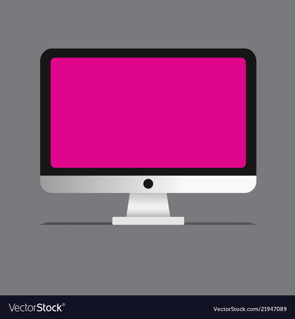 Flat design empty esp template vector image Flat design empty esp template