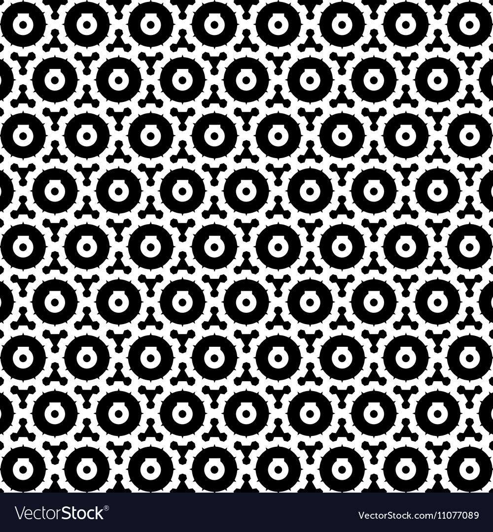 Gear seamless pattern abstract background