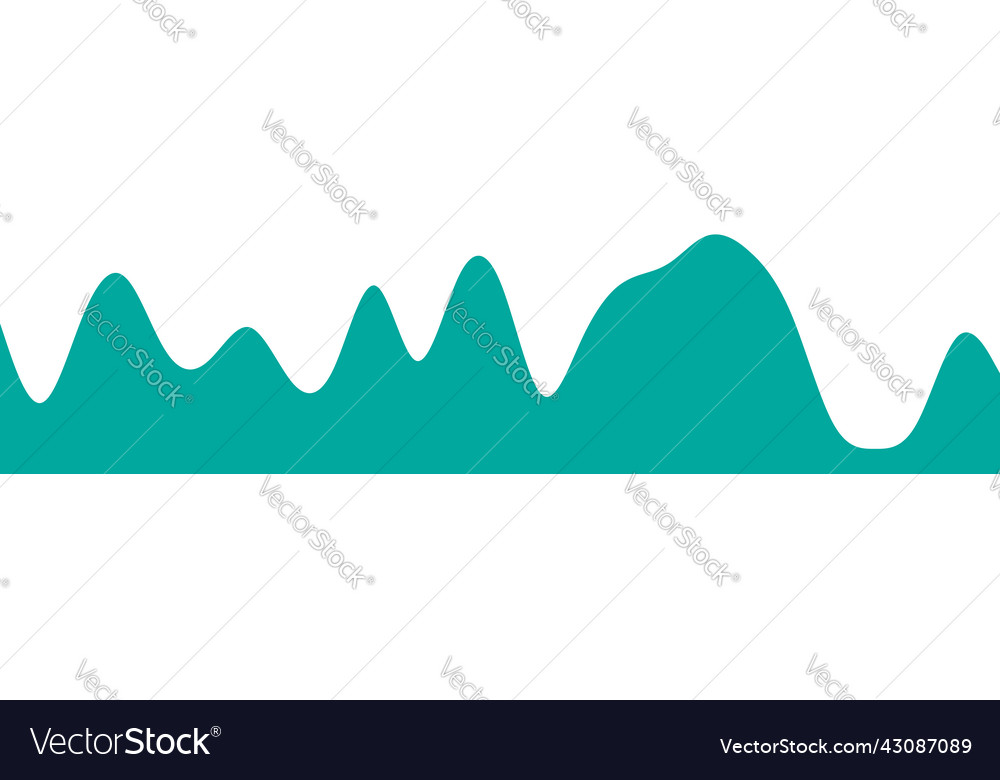 Hilly bumpy mountain shape background